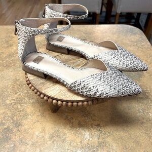Louise et Cie Textured Black and White Flats